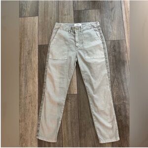 Pistola Womens Light Grey Hight Waister Picket in the Front Pants 27